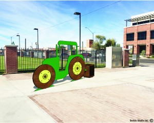 Buckeye Public Art Tractor
