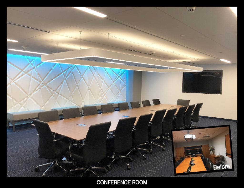 Serbin Studio Conference room design for AT&T