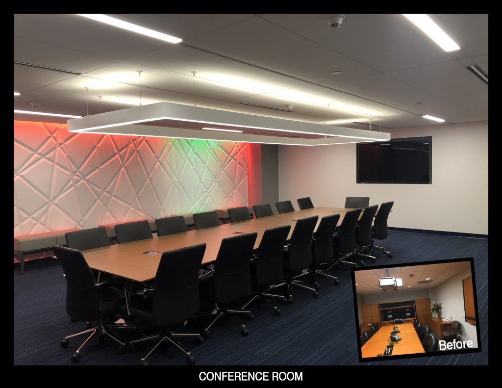 Serbin Studio Conference room design for AT&T