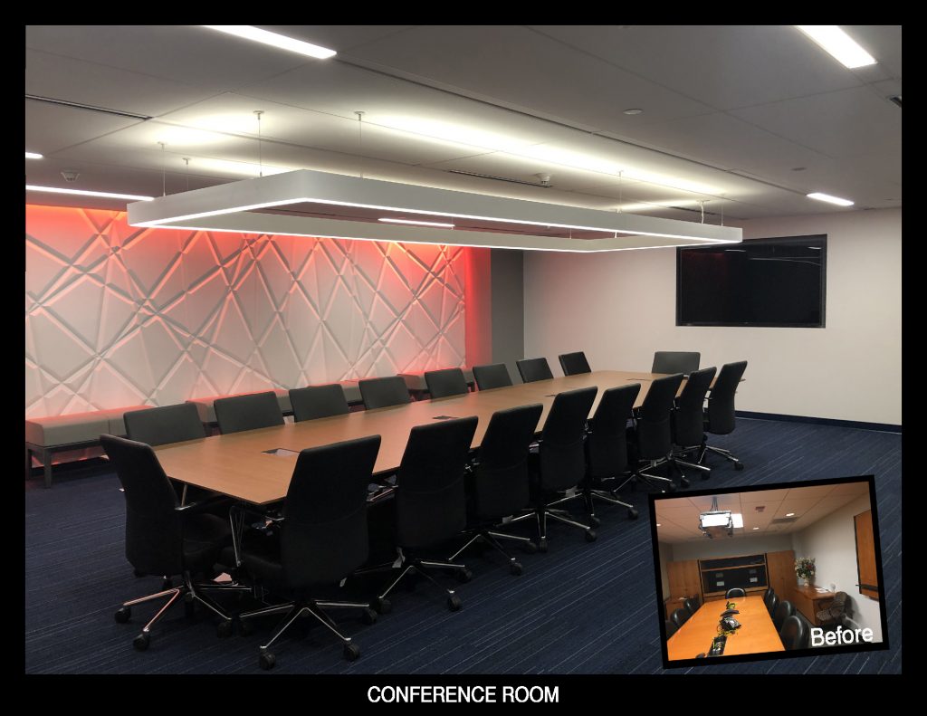 Serbin Studio Conference room design for AT&T